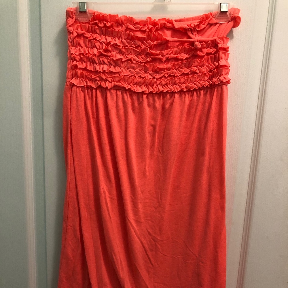 Neon Pink Dress/Swimsuit Cover